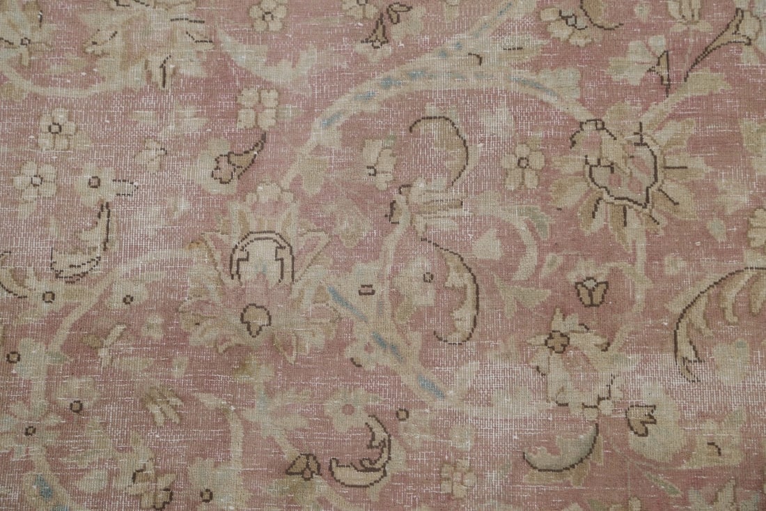 Antique Floral Kerman Persian Area Rug 8x11 - 10