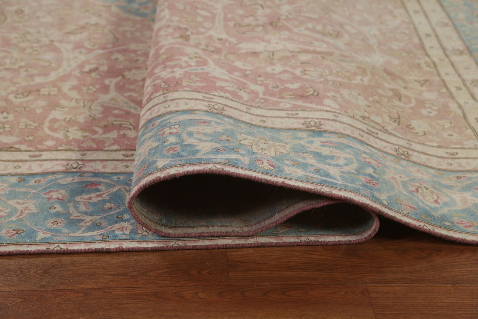 Antique Floral Kerman Persian Area Rug 8x11 - 14