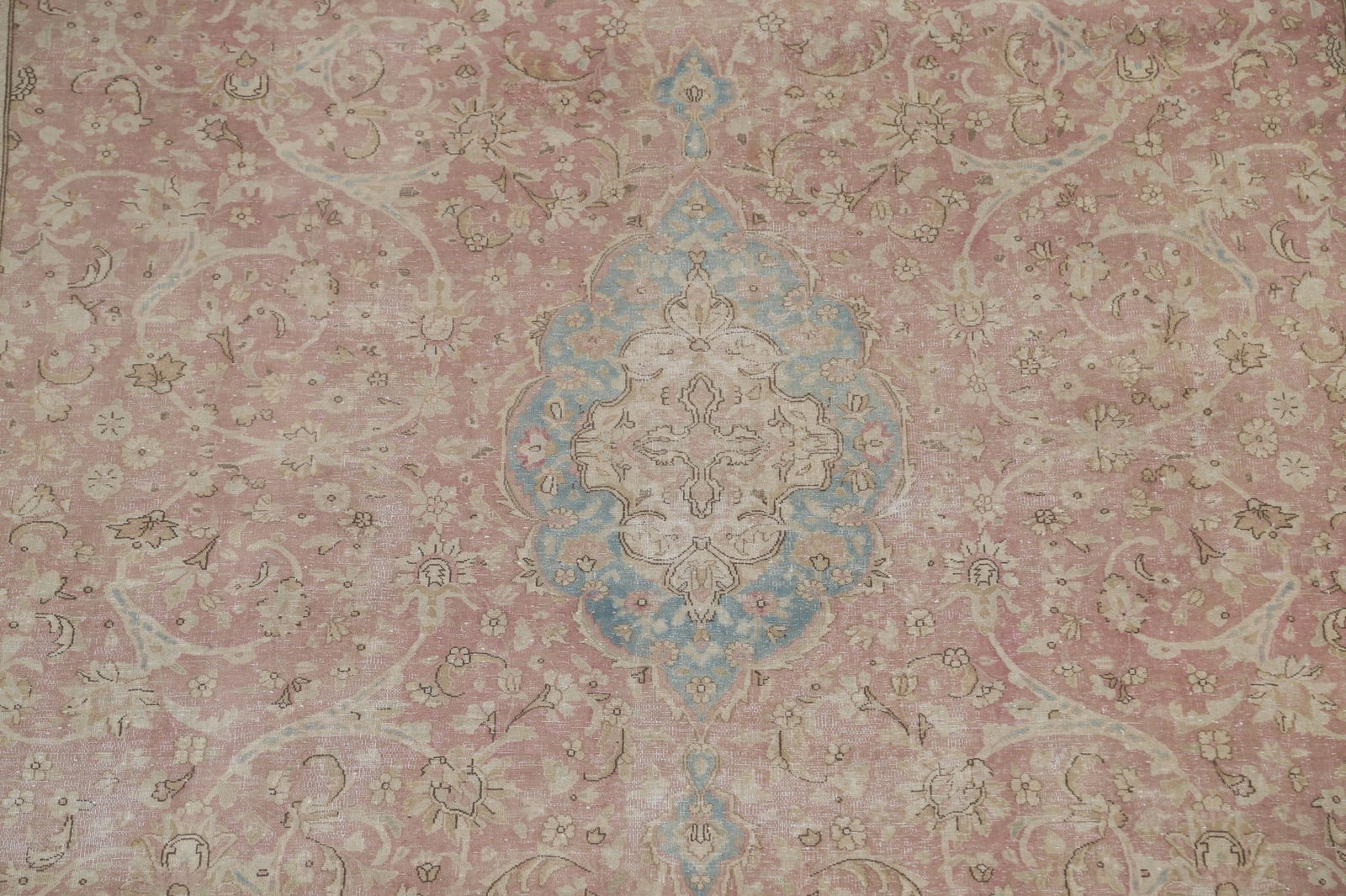 Antique Floral Kerman Persian Area Rug 8x11 - 5
