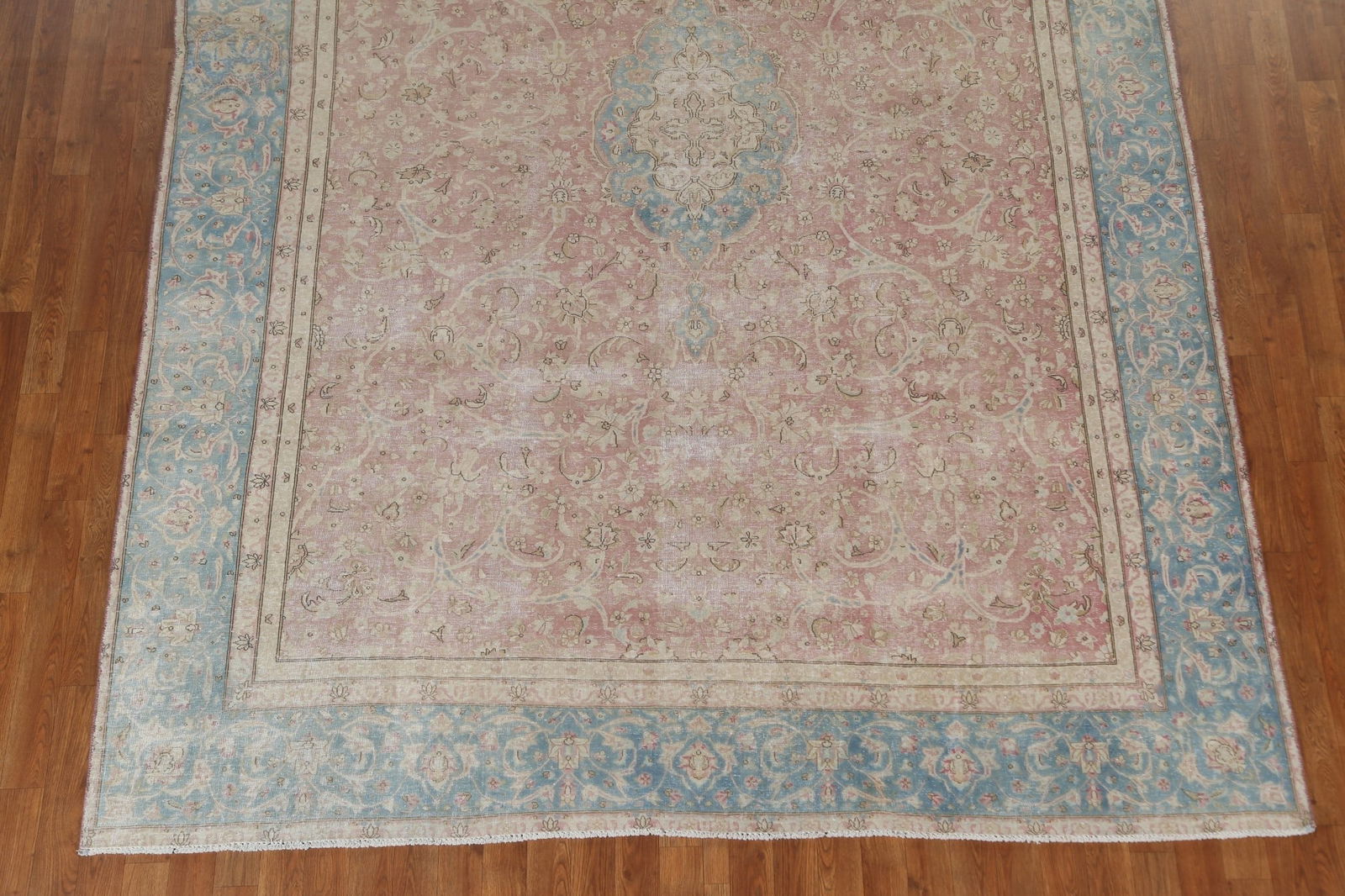 Antique Floral Kerman Persian Area Rug 8x11 - 6