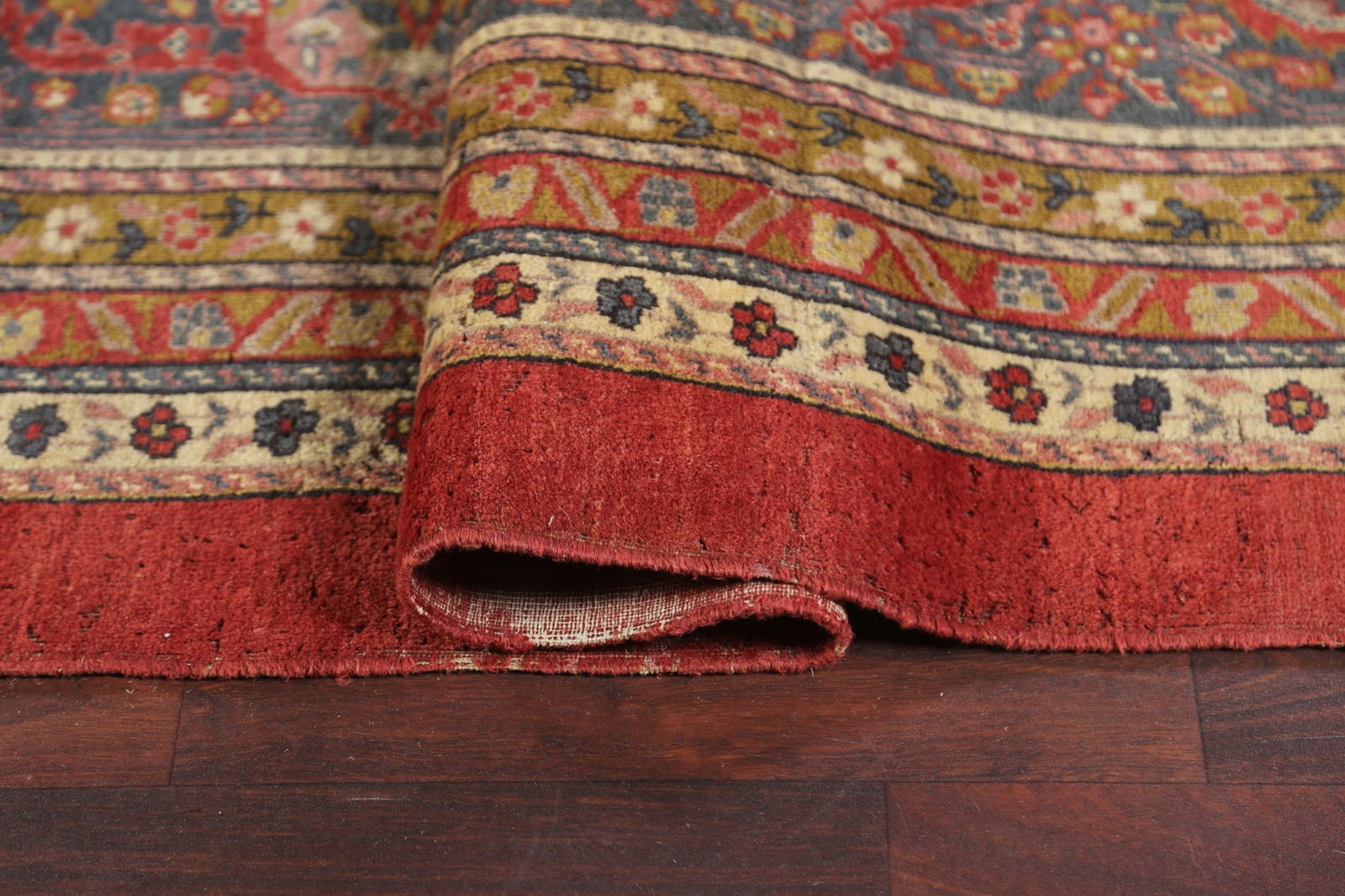 Antique Vegetable Dye Sultanabad Persian Rug 13x20 - 14