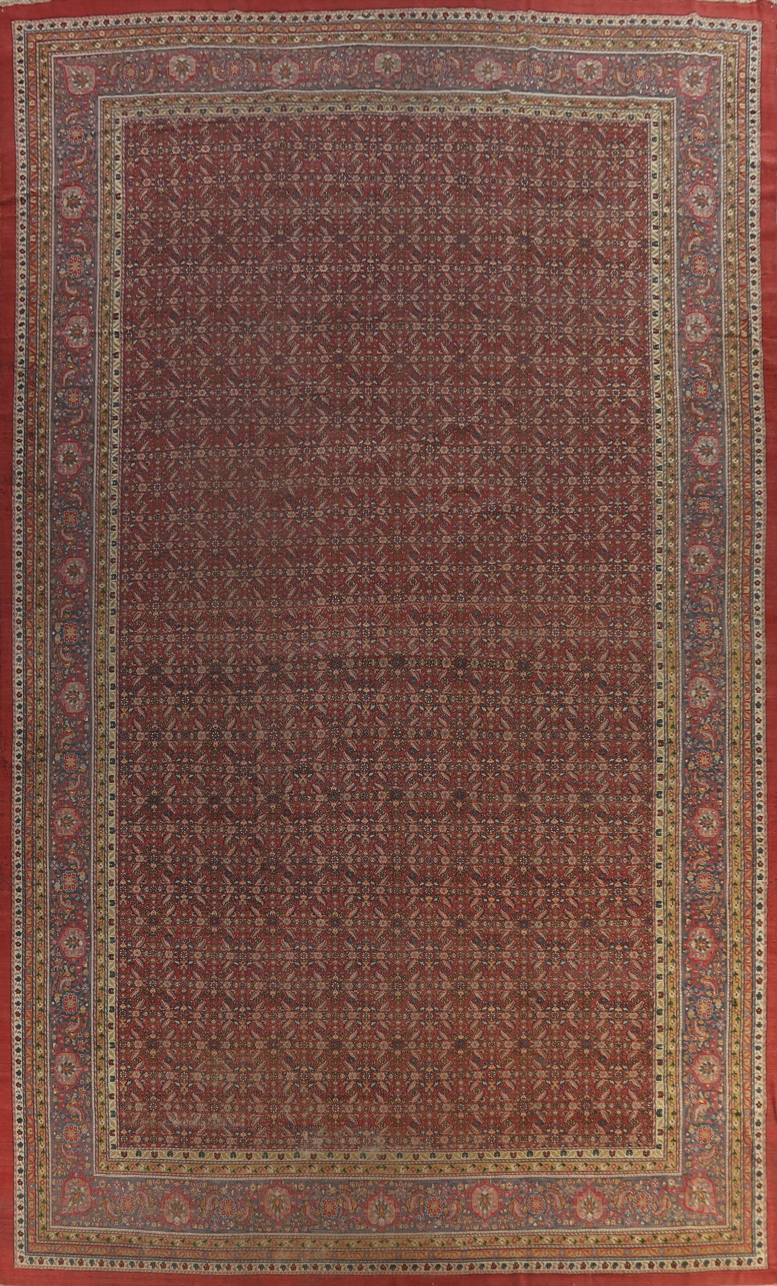 Antique Vegetable Dye Sultanabad Persian Rug 13x20: Title:Antique Vegetable Dye Sultanabad Persian Rug 13x20 Origin:A Beautiful Genuine Iran ( Persia ) Sultanabad rug is Hand Knotted by skillful weavers in Iran ( Persia ) with