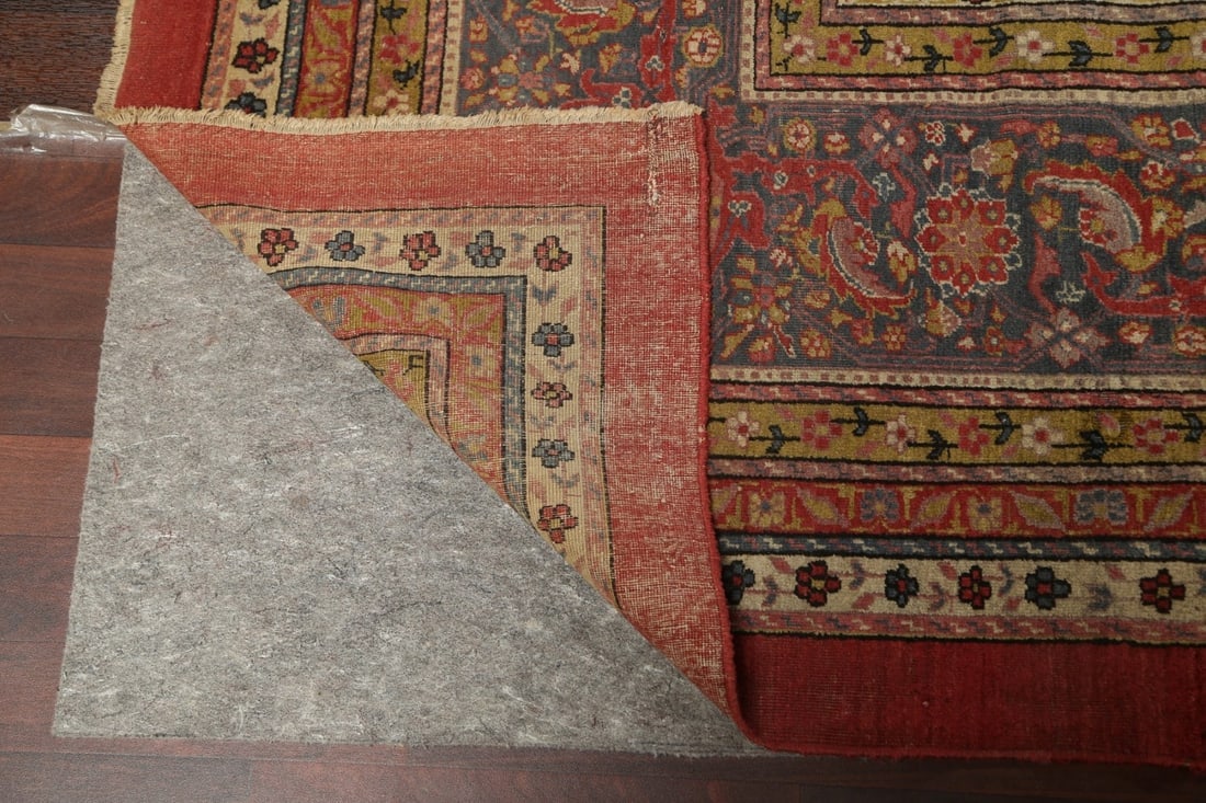 Antique Vegetable Dye Sultanabad Persian Rug 13x20 - 7