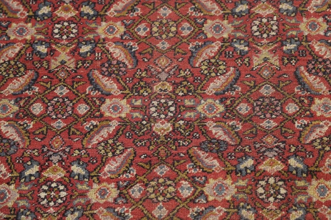 Antique Vegetable Dye Sultanabad Persian Rug 13x20 - 8
