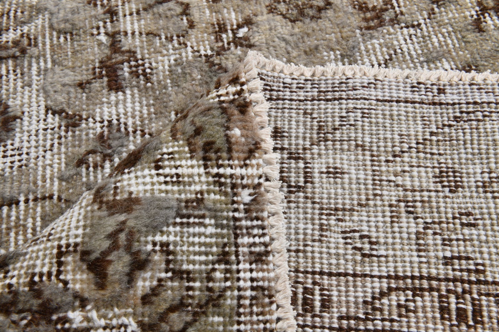 2'7'' x 8'10'' Handmade Vintage Wool Rug - 20340 - 14