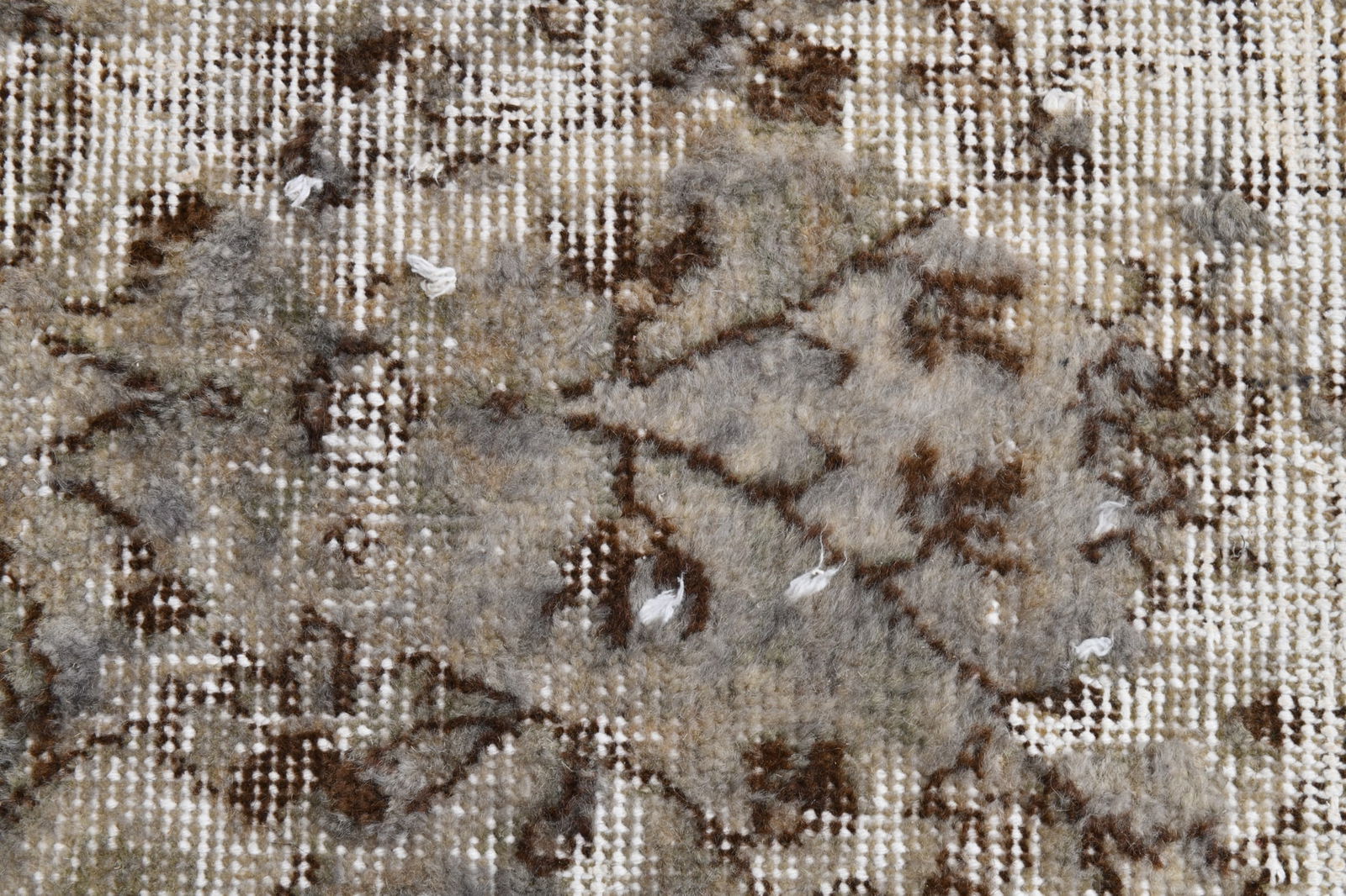 2'7'' x 8'10'' Handmade Vintage Wool Rug - 20340 - 8