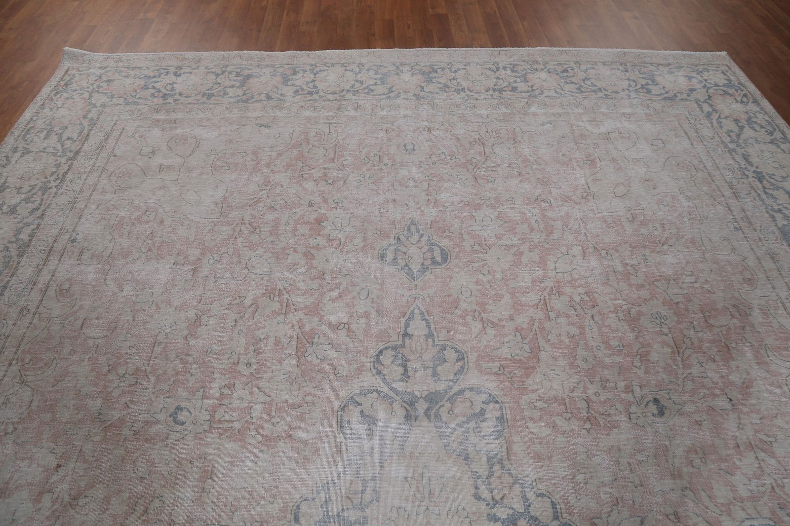 Antique Wool Kerman Persian Area Rug 9x13 - 12