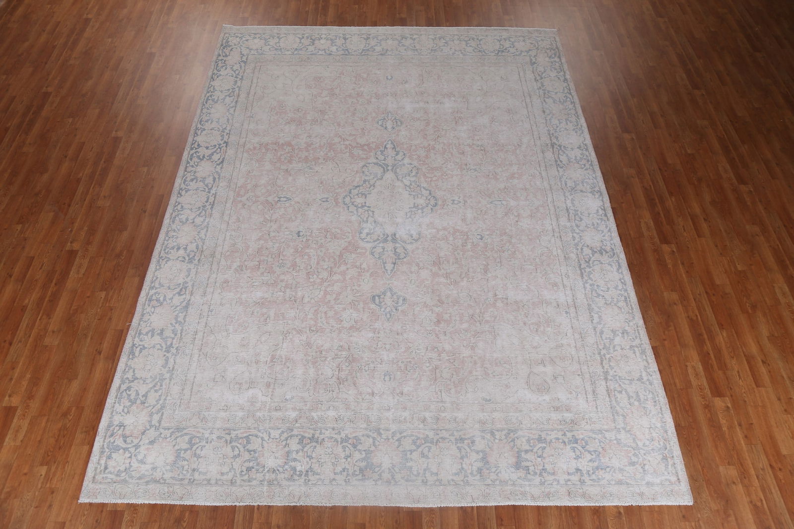 Antique Wool Kerman Persian Area Rug 9x13 - 15