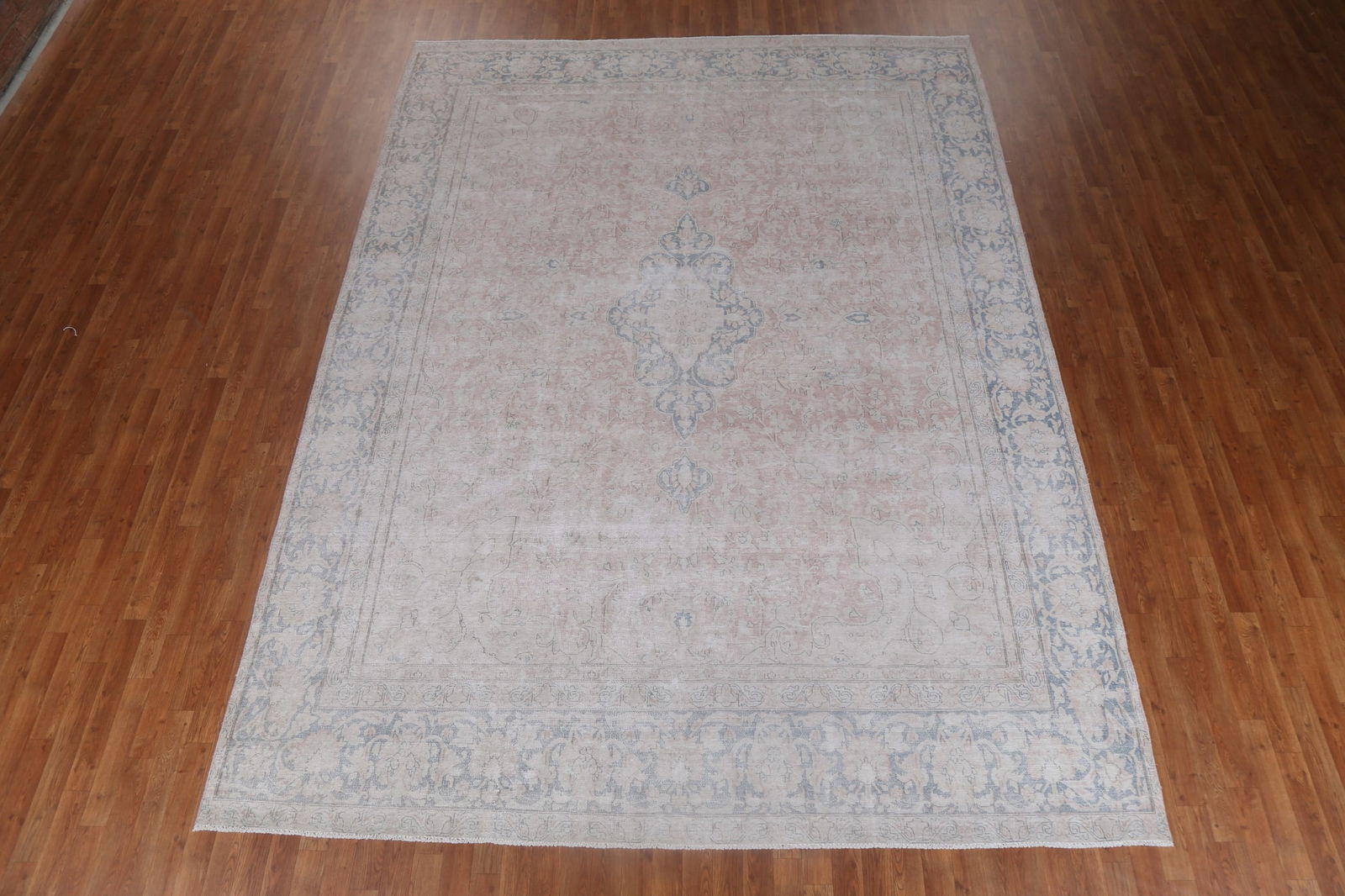 Antique Wool Kerman Persian Area Rug 9x13 - 3