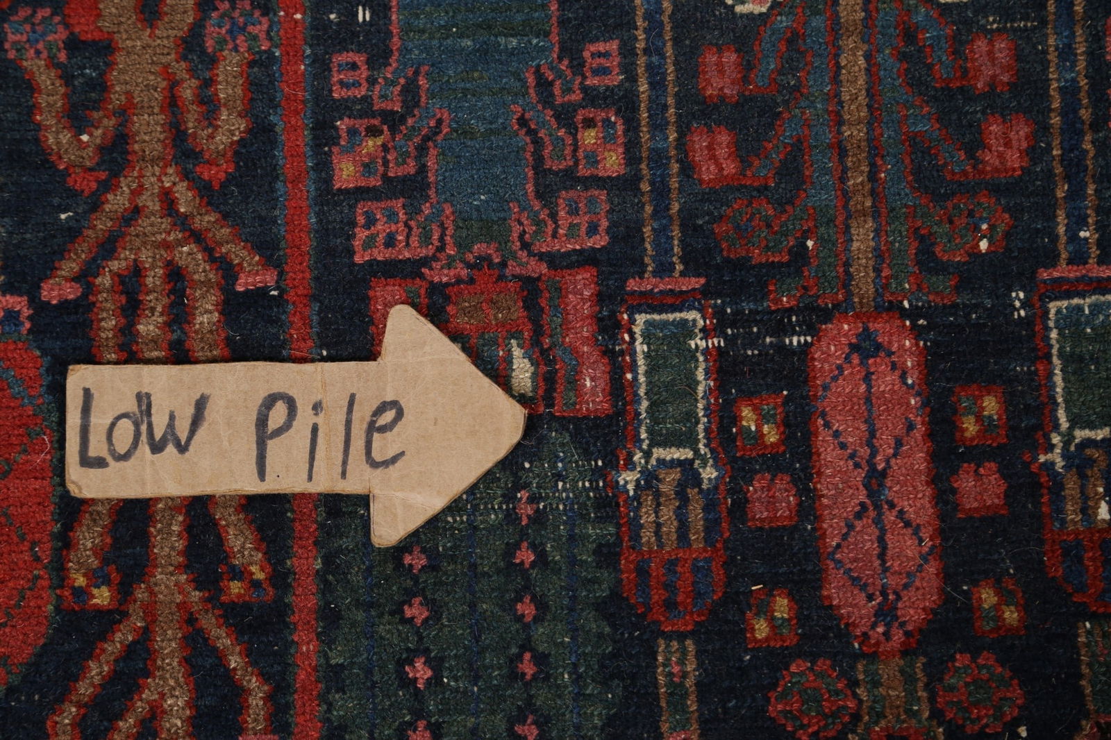 Antique Vegetable Dye Bakhtiari Persian Area Rug 4x7 - 10