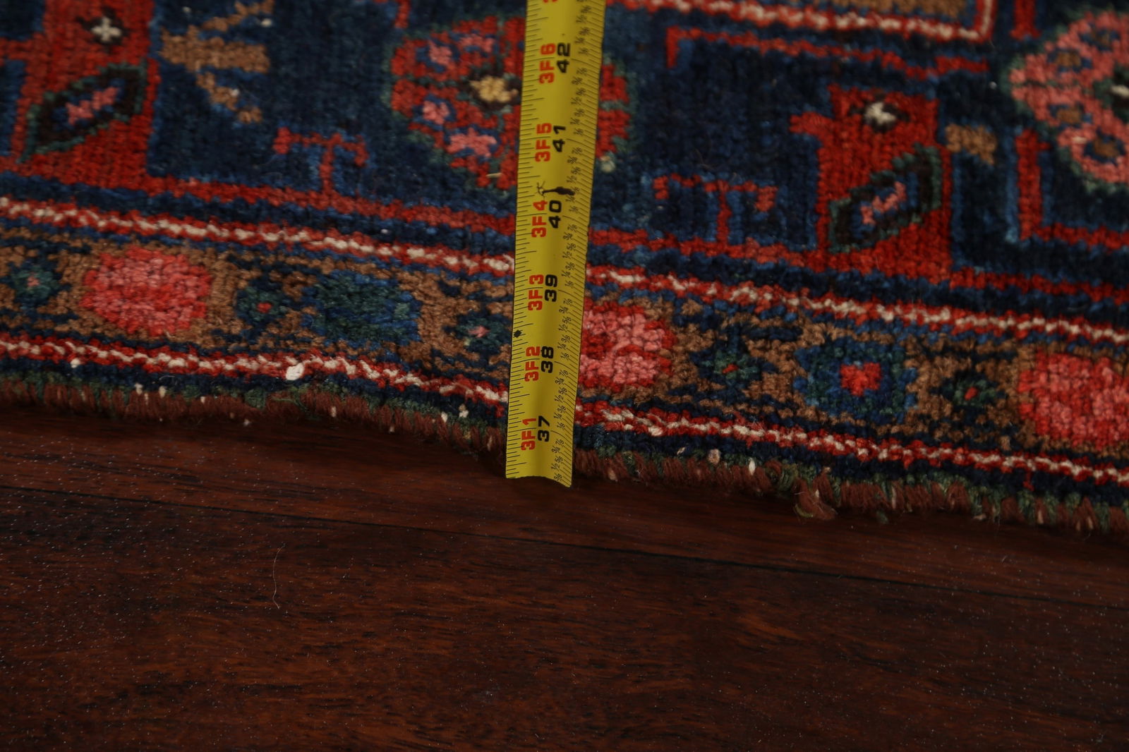 Antique Vegetable Dye Bakhtiari Persian Area Rug 4x7 - 19