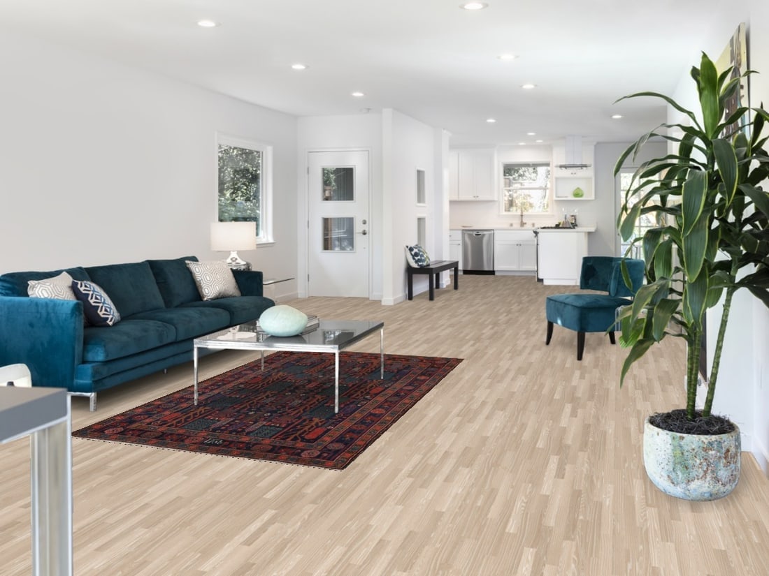 Antique Vegetable Dye Bakhtiari Persian Area Rug 4x7 - 2