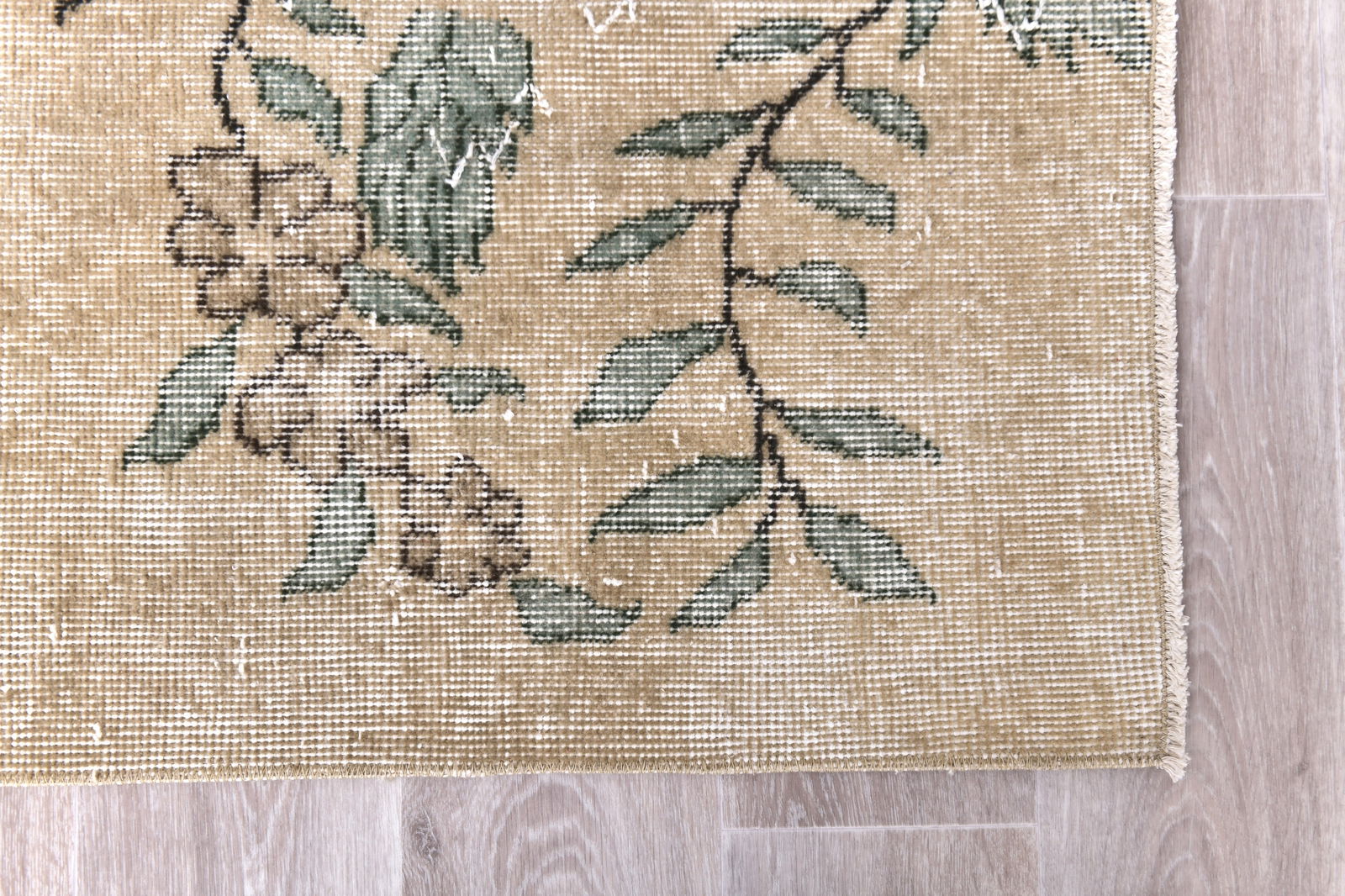 6'9'' x 10'2'' Handmade Vintage Wool Rug - 240651 - 10