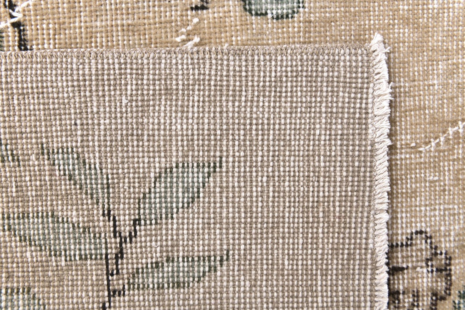 6'9'' x 10'2'' Handmade Vintage Wool Rug - 240651 - 11