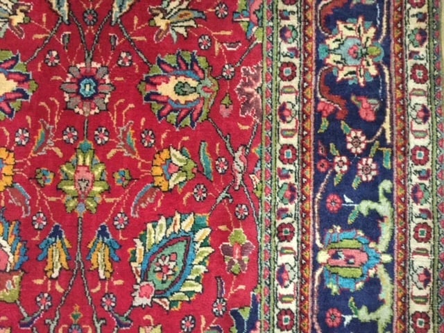 Antique Persian Tabriz-3659 - 7