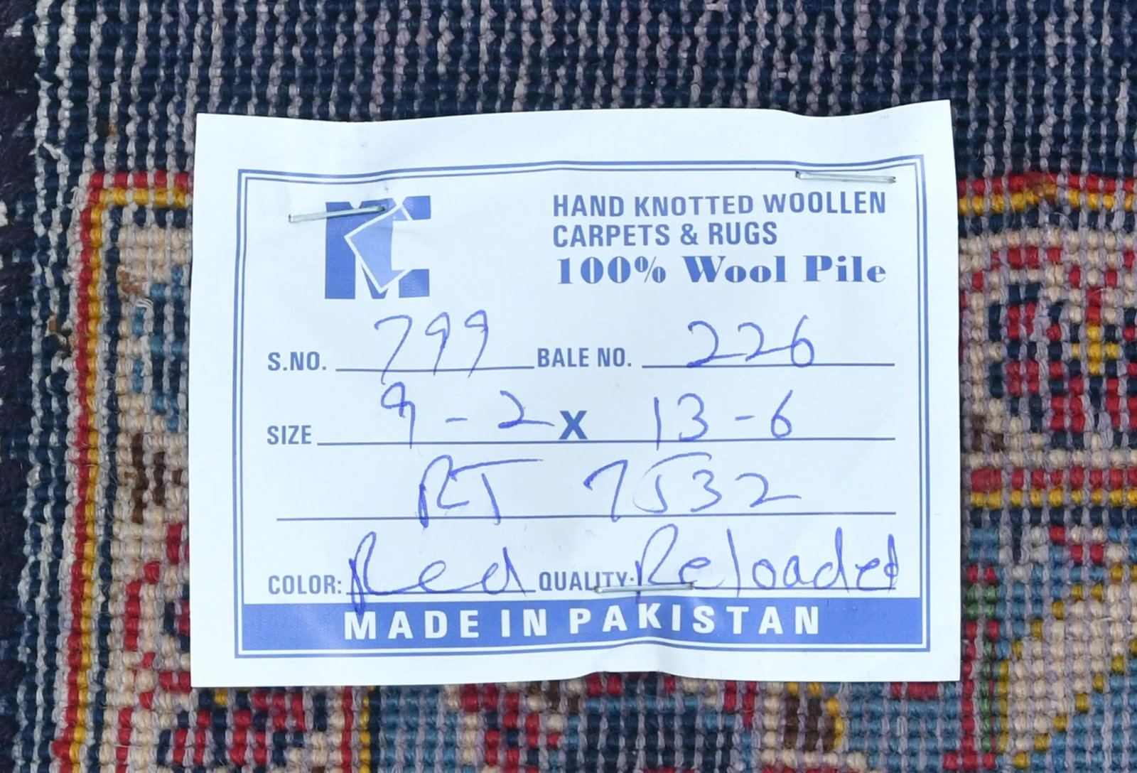 Vintage Red Floral Traditional 9x13 Kashan Persian Rug - 13