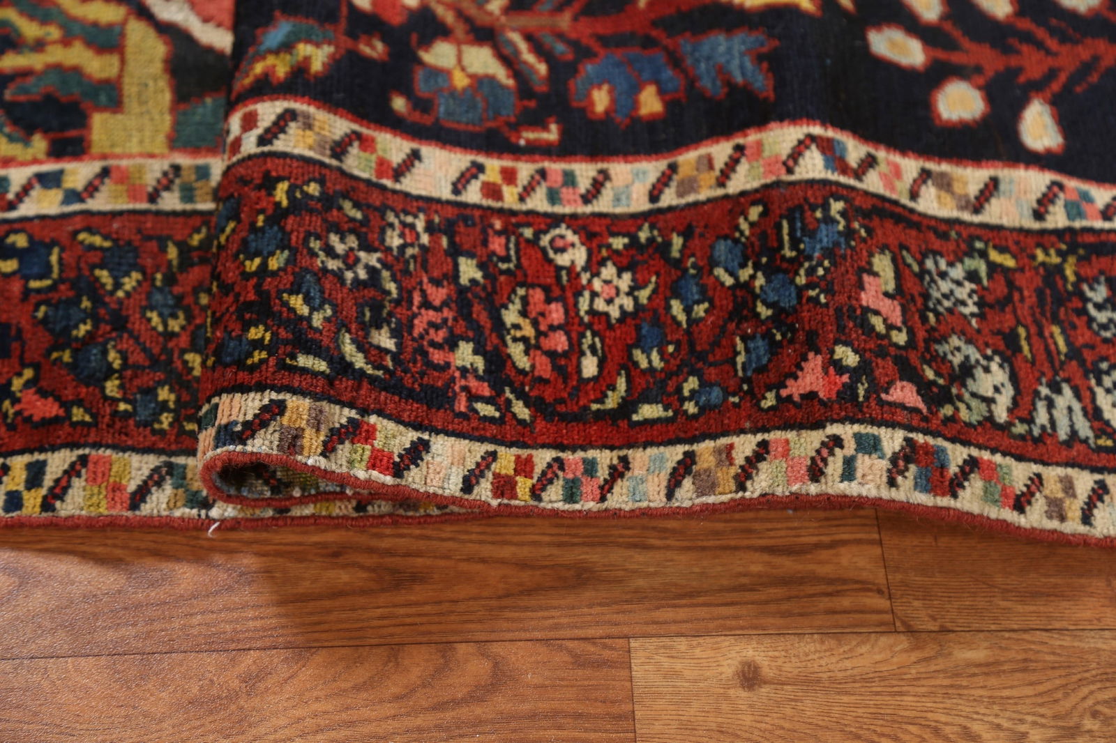 Pre-1900 Antique Vegetable Dye Bakhtiari Persian Rug 4x6 - 10