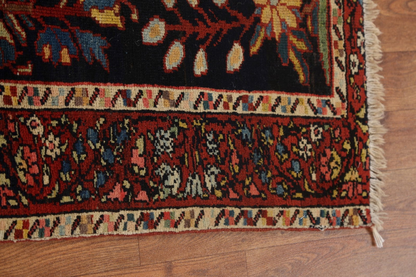 Pre-1900 Antique Vegetable Dye Bakhtiari Persian Rug 4x6 - 12