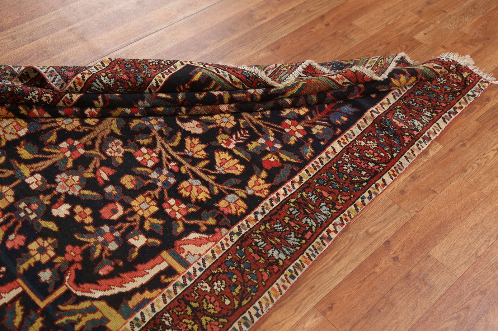 Pre-1900 Antique Vegetable Dye Bakhtiari Persian Rug 4x6 - 15
