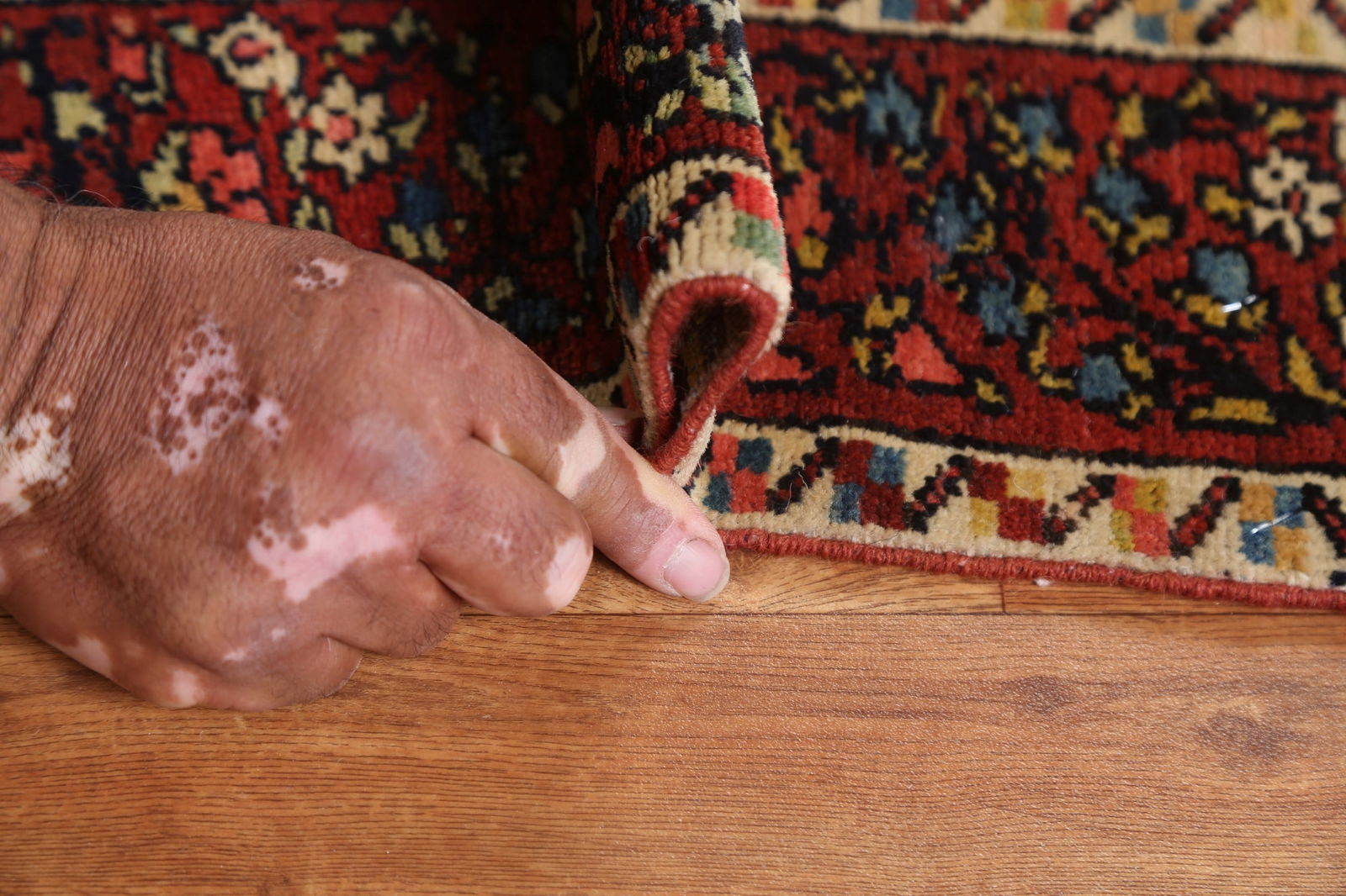 Pre-1900 Antique Vegetable Dye Bakhtiari Persian Rug 4x6 - 17