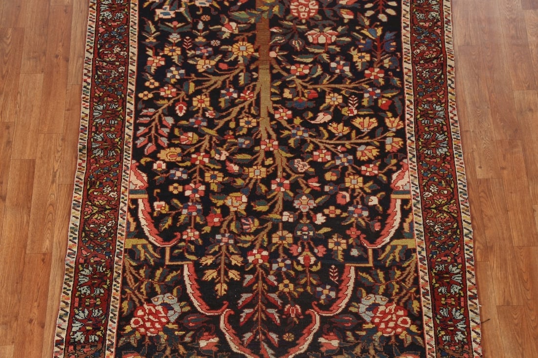 Pre-1900 Antique Vegetable Dye Bakhtiari Persian Rug 4x6 - 4
