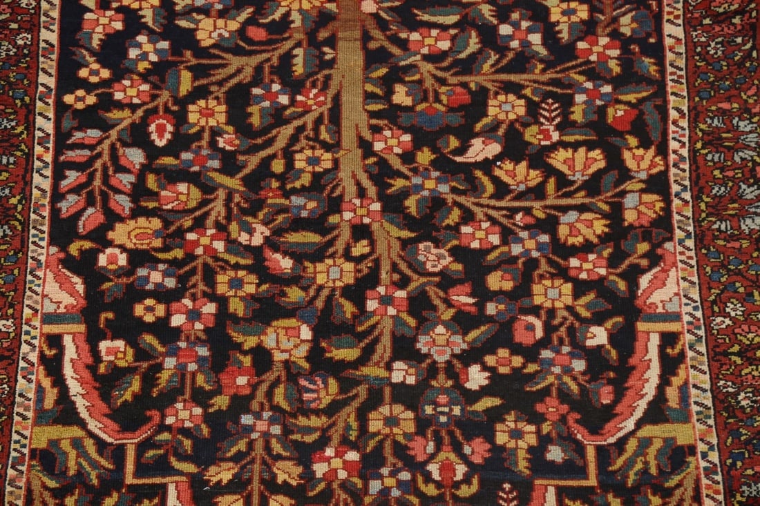 Pre-1900 Antique Vegetable Dye Bakhtiari Persian Rug 4x6 - 5