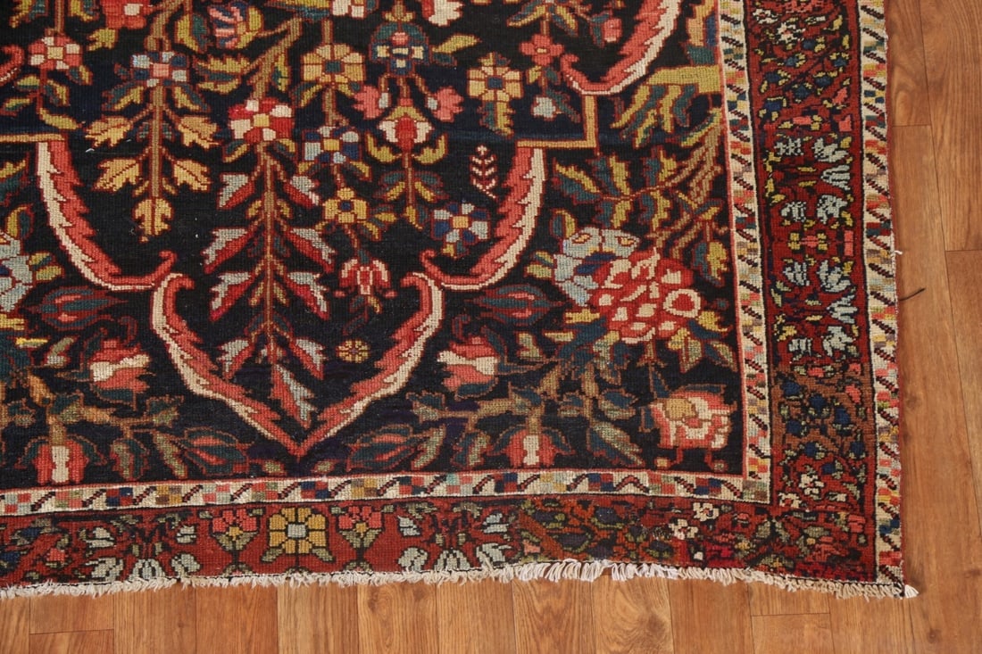 Pre-1900 Antique Vegetable Dye Bakhtiari Persian Rug 4x6 - 7
