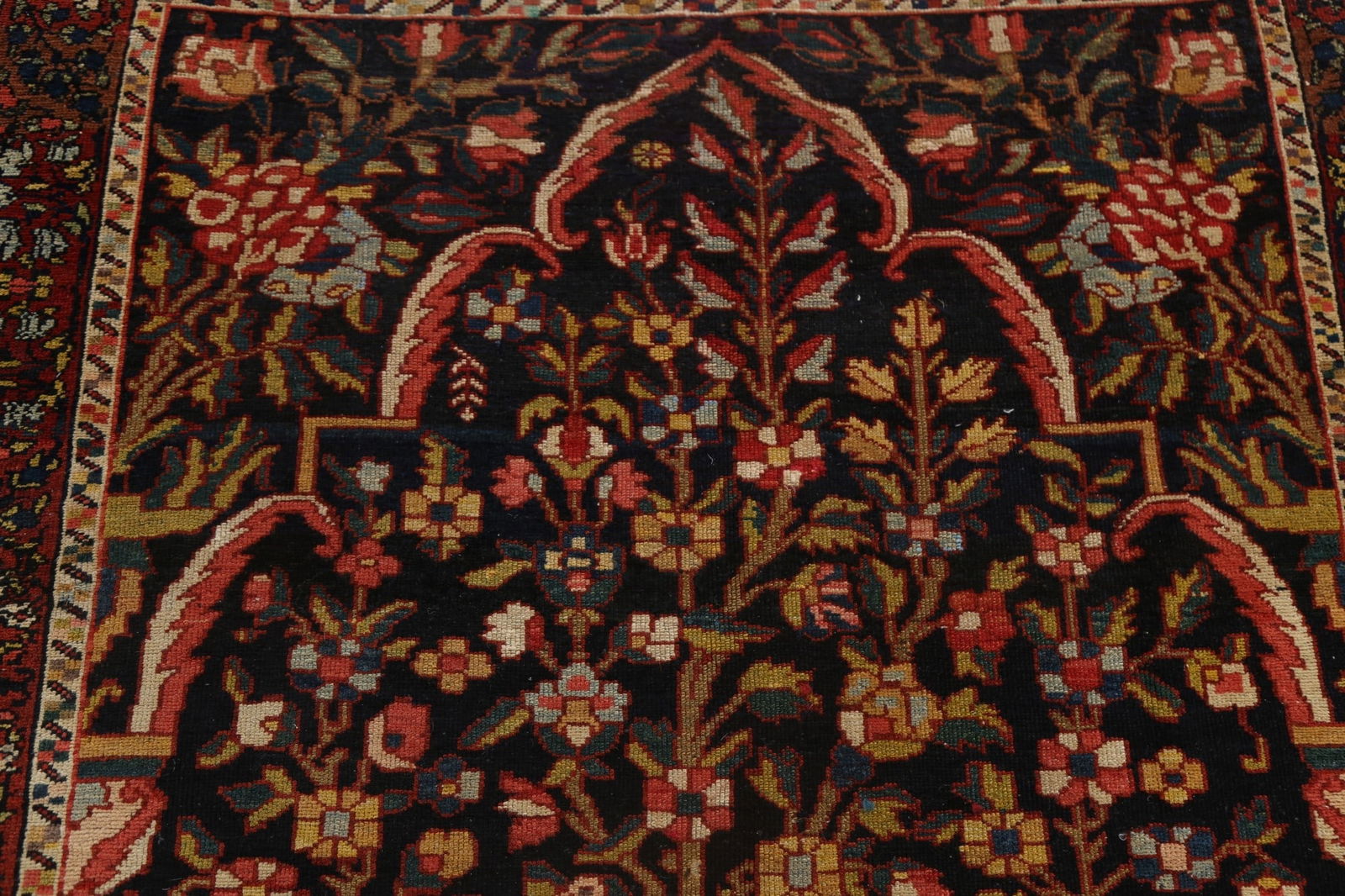 Pre-1900 Antique Vegetable Dye Bakhtiari Persian Rug 4x6 - 9