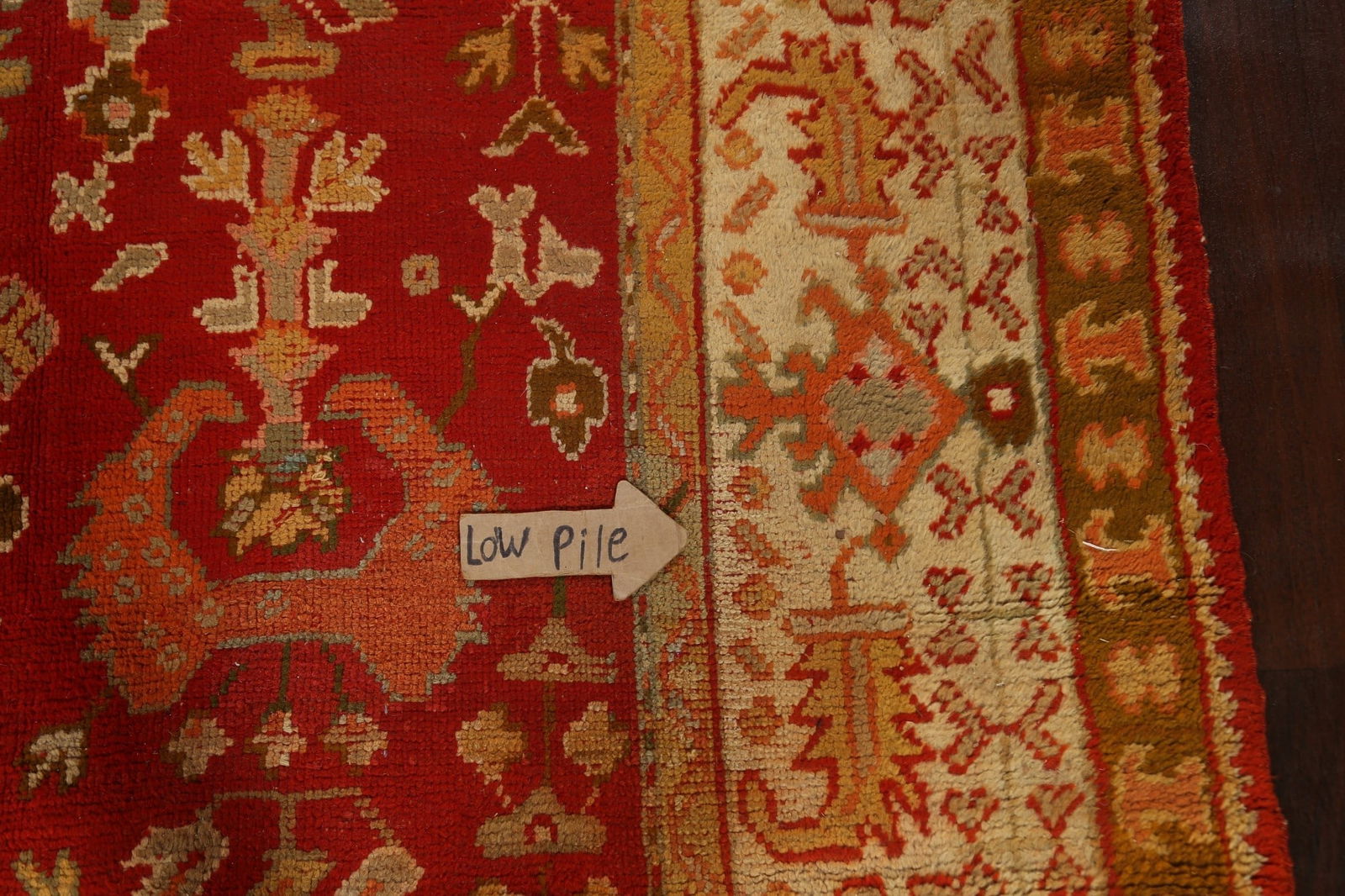 Antique Vegetable Dye Oushak Oriental Area Rug 10x14 - 20