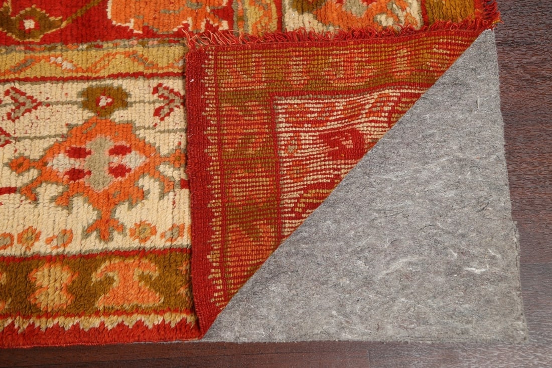 Antique Vegetable Dye Oushak Oriental Area Rug 10x14 - 8