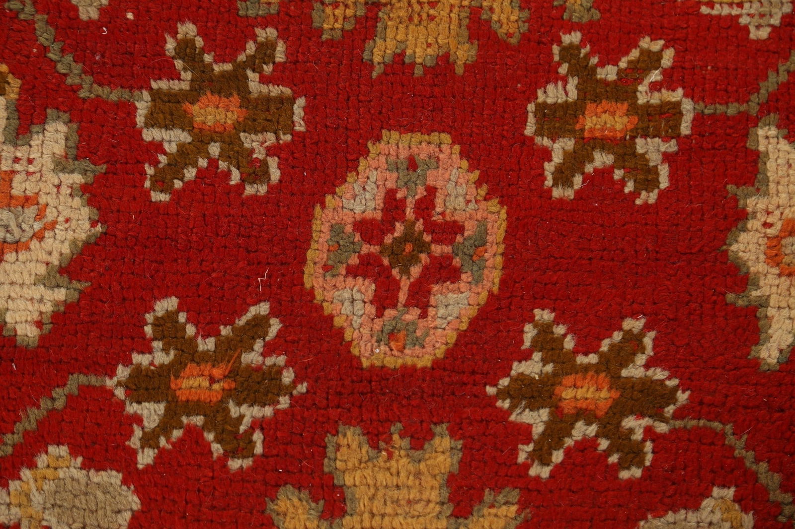 Antique Vegetable Dye Oushak Oriental Area Rug 10x14 - 9