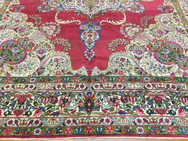 Antique Persian Lavar kerman-4167 - 2