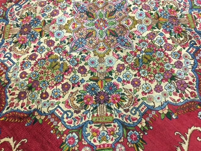 Antique Persian Lavar kerman-4167 - 7