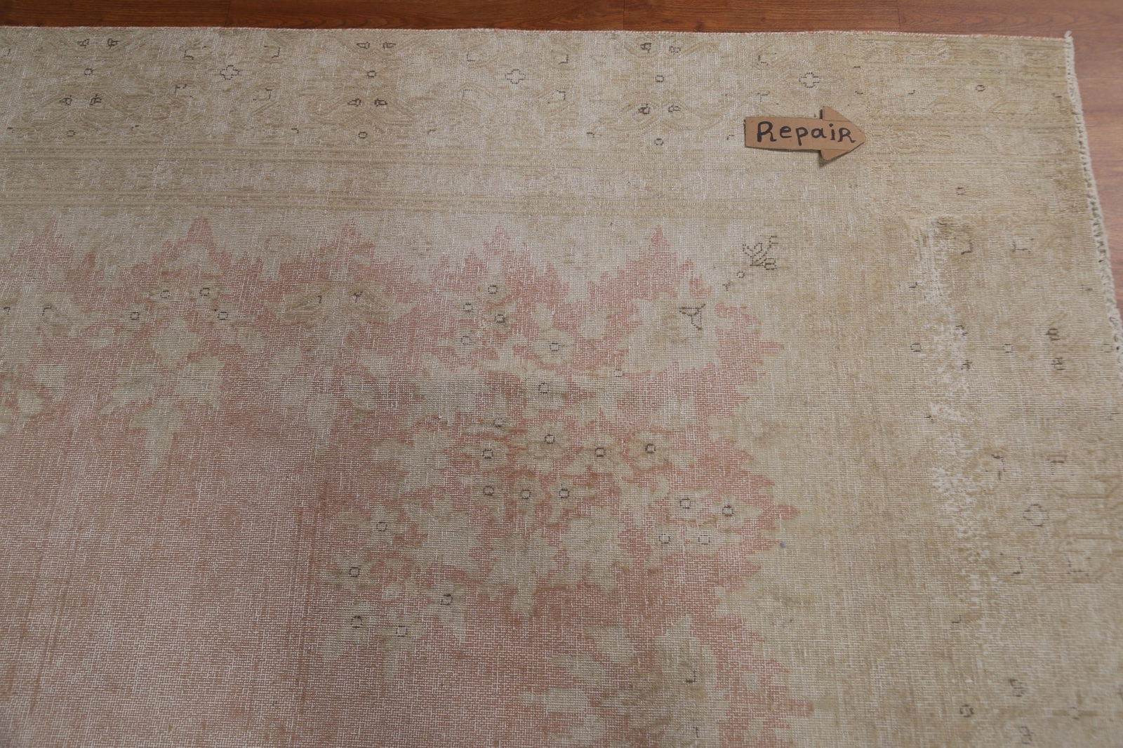 Floral Antique Kerman Persian Area Rug 9x12 - 13