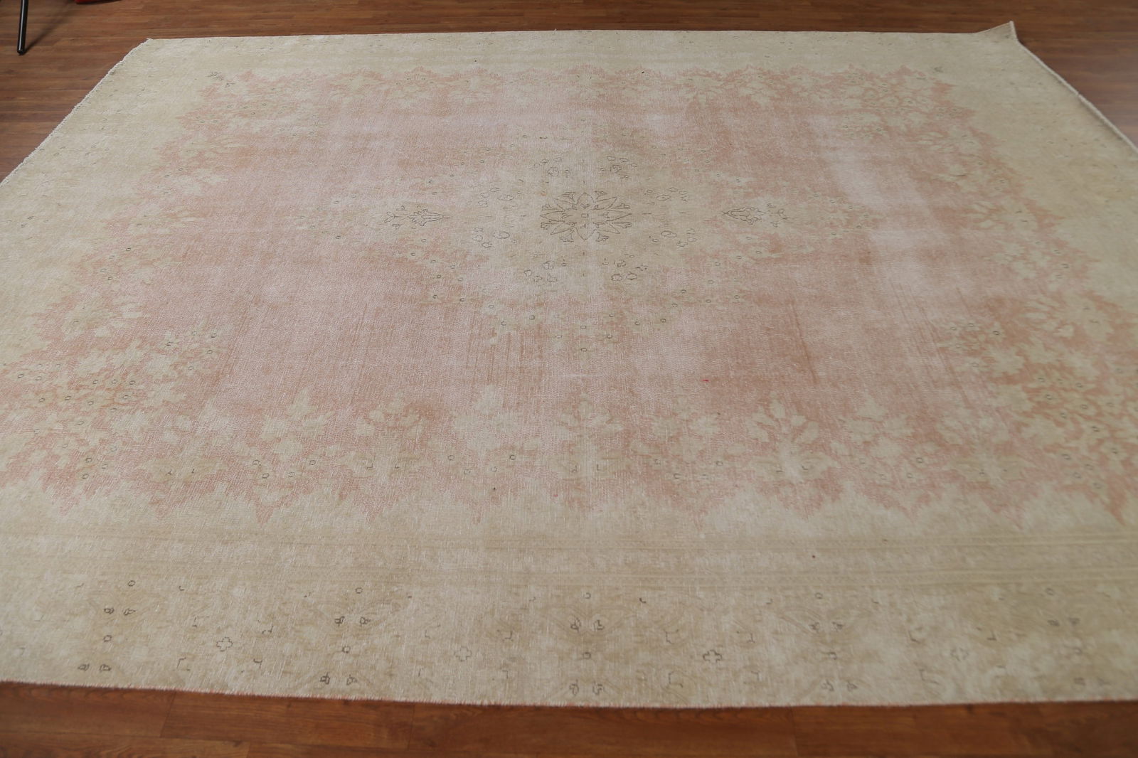 Floral Antique Kerman Persian Area Rug 9x12 - 17