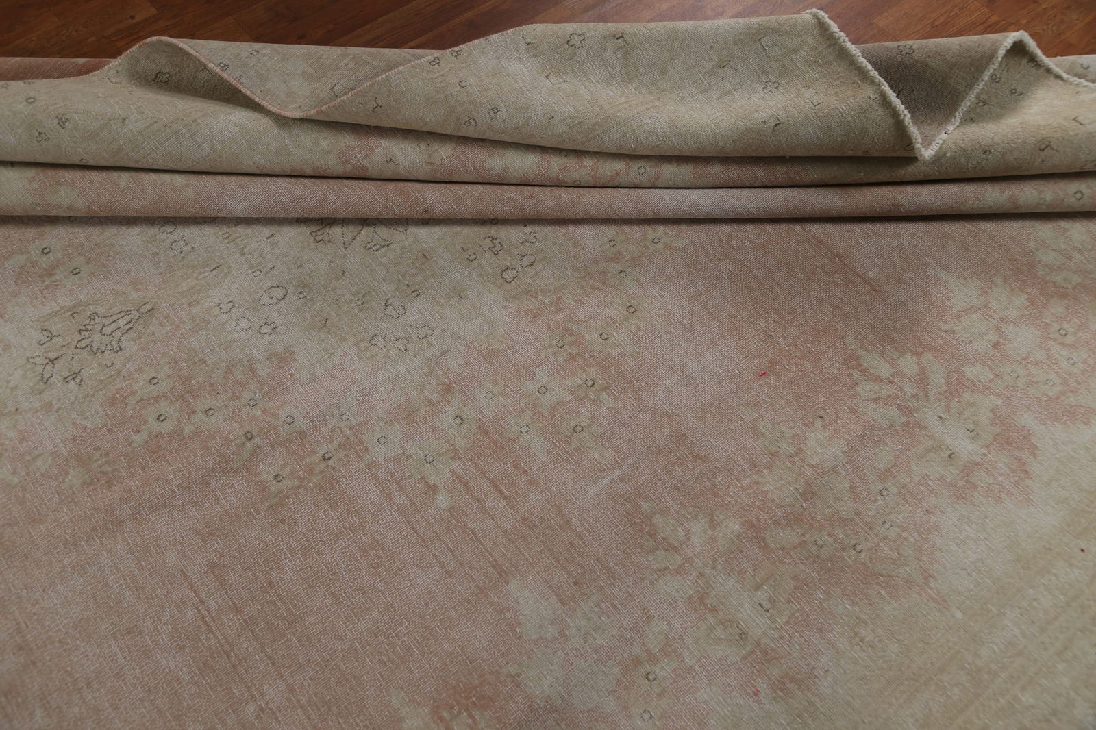 Floral Antique Kerman Persian Area Rug 9x12 - 19