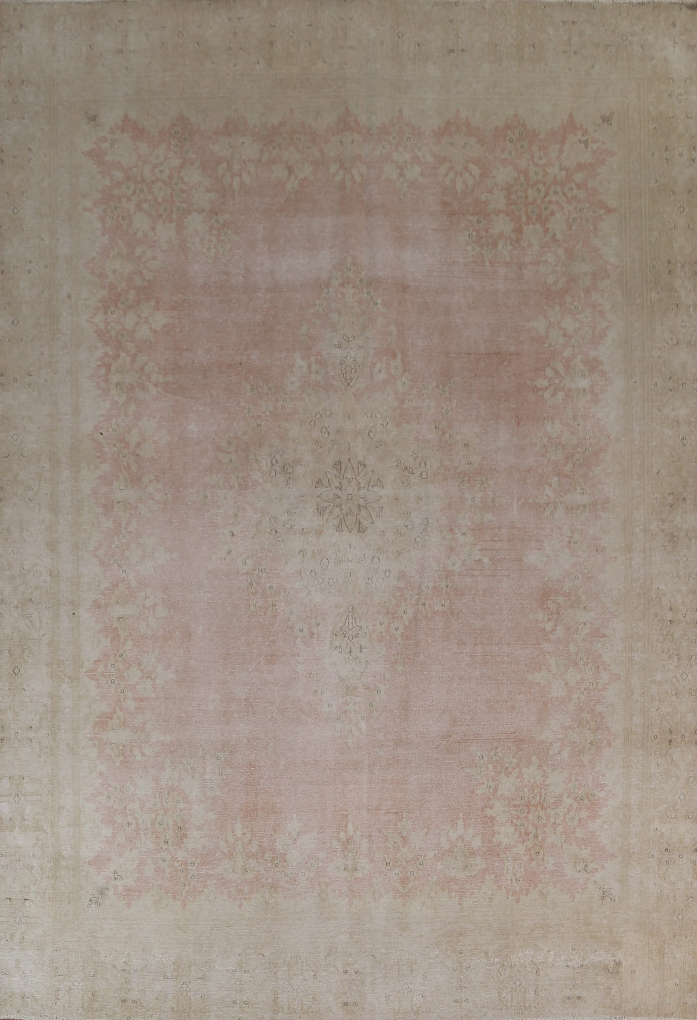 Floral Antique Kerman Persian Area Rug 9x12: Title:Floral Antique Kerman Persian Area Rug 9x12Origin:A Beautiful Genuine Iran ( Persia ) Kerman rug is Hand Knotted by skillful weavers in Iran ( Persia ) with 100% Wool Material. This rug is in