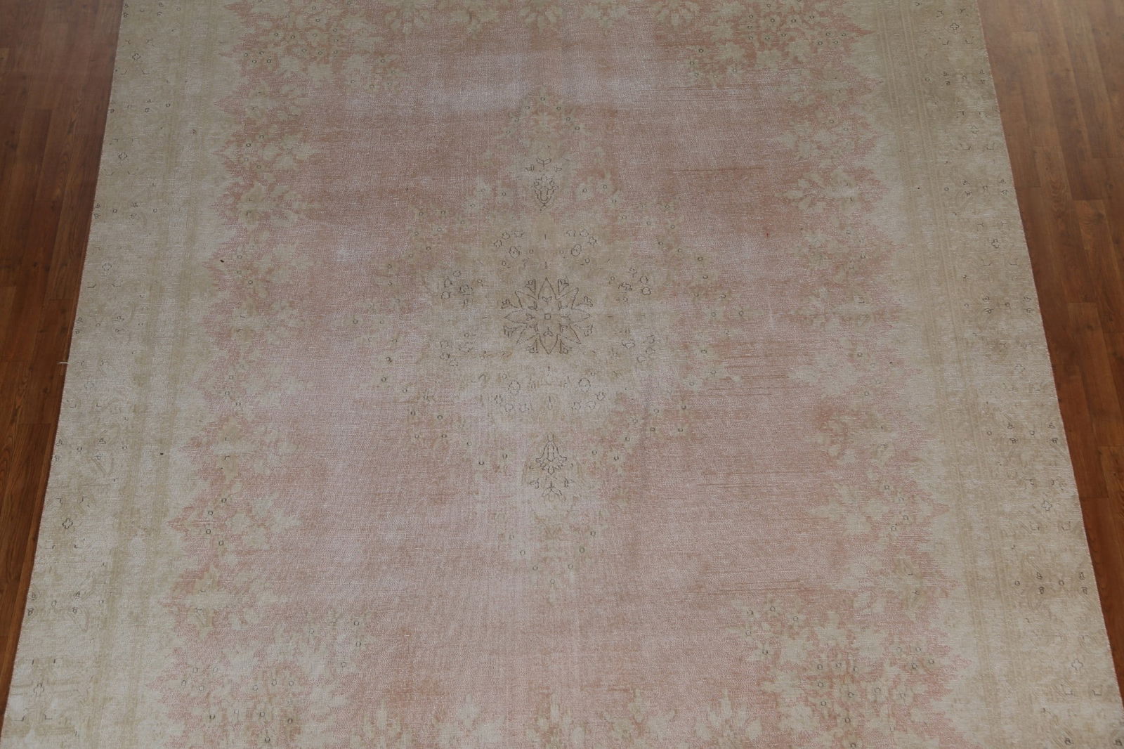 Floral Antique Kerman Persian Area Rug 9x12 - 4