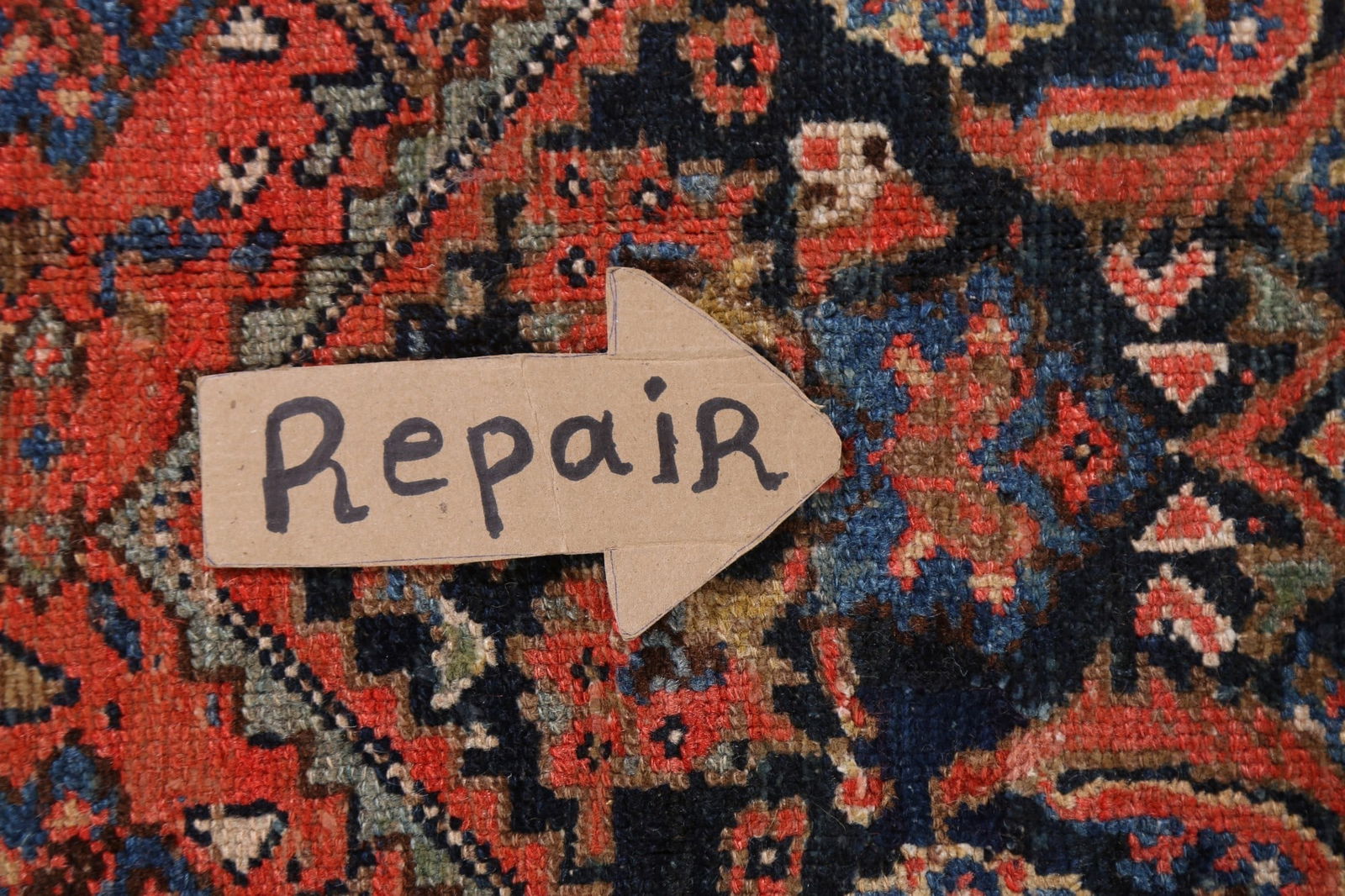 Pre-1900 Antique Vegetable Dye Malayer Persian Rug 7x16 - 12