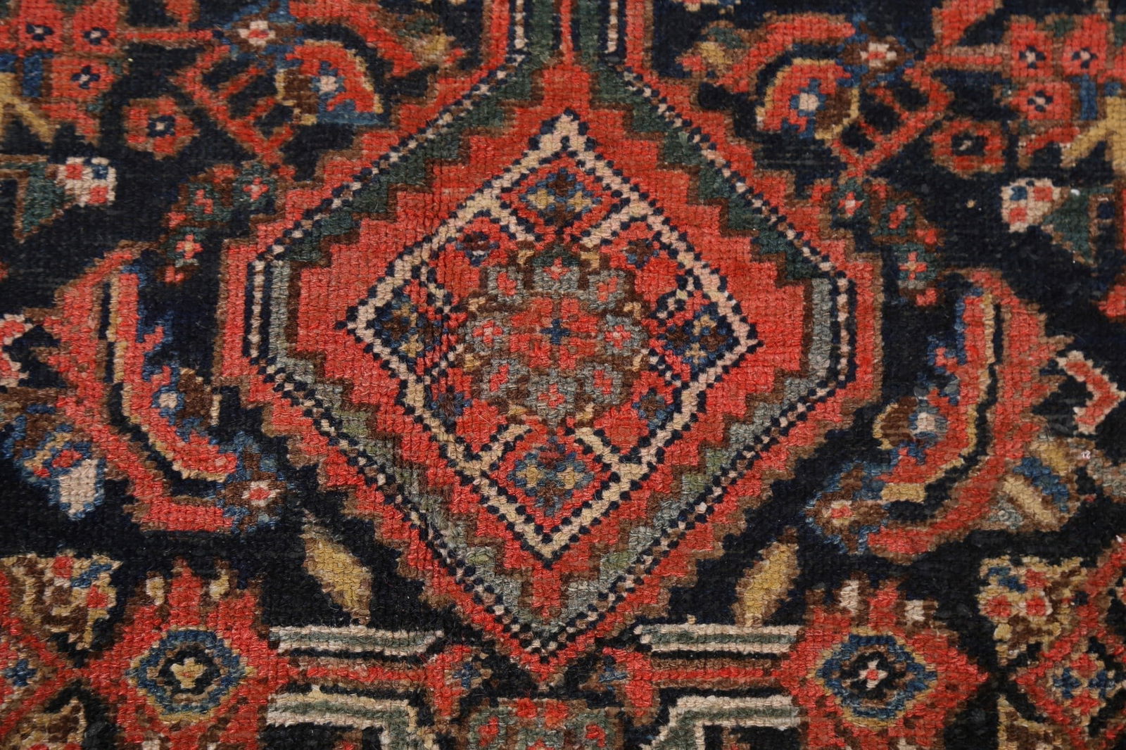 Pre-1900 Antique Vegetable Dye Malayer Persian Rug 7x16 - 9