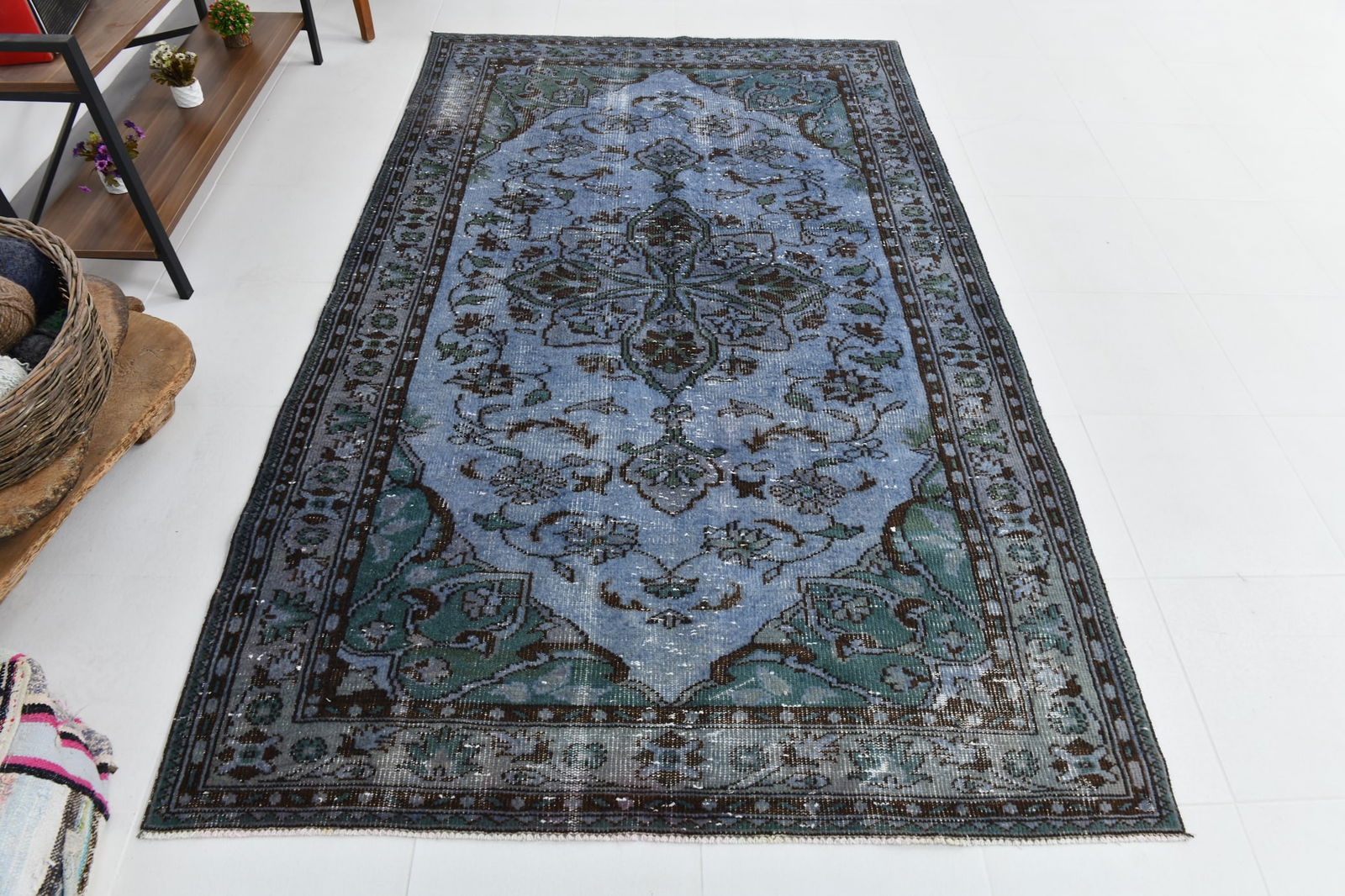 5'0'' x 8'3'' Turkish Vintage Runner Rug - 23247 - 5