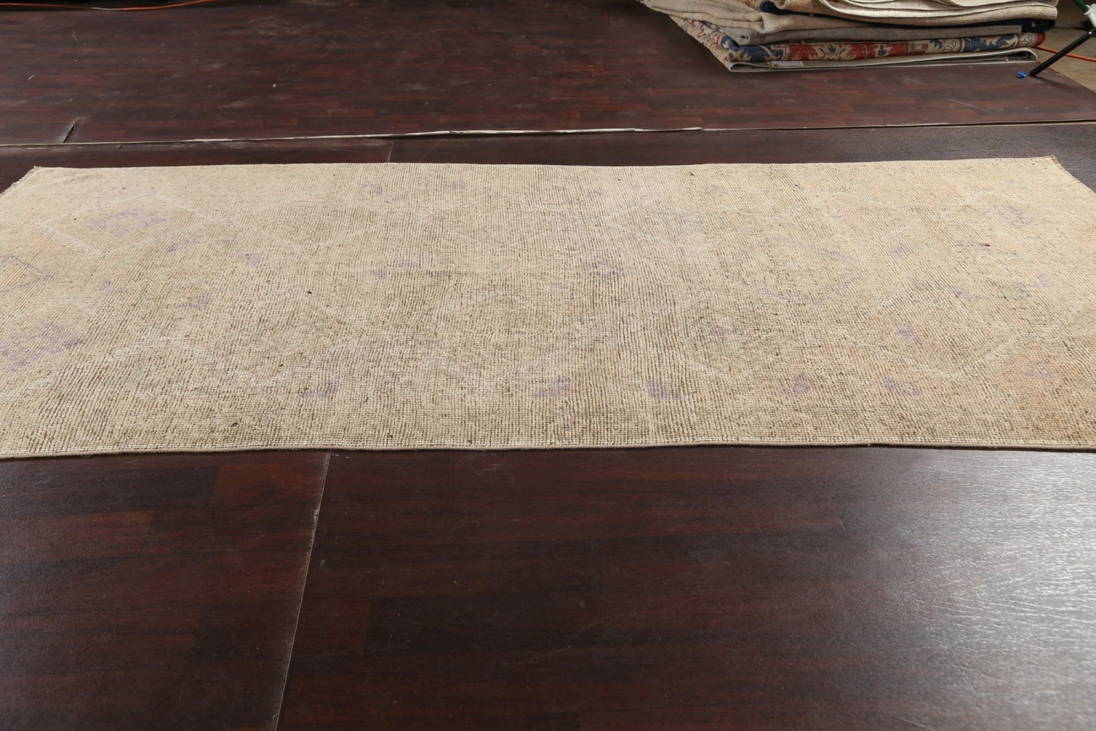 Antique Distressed Oushak Turkish Area Rug 5x11 - 13