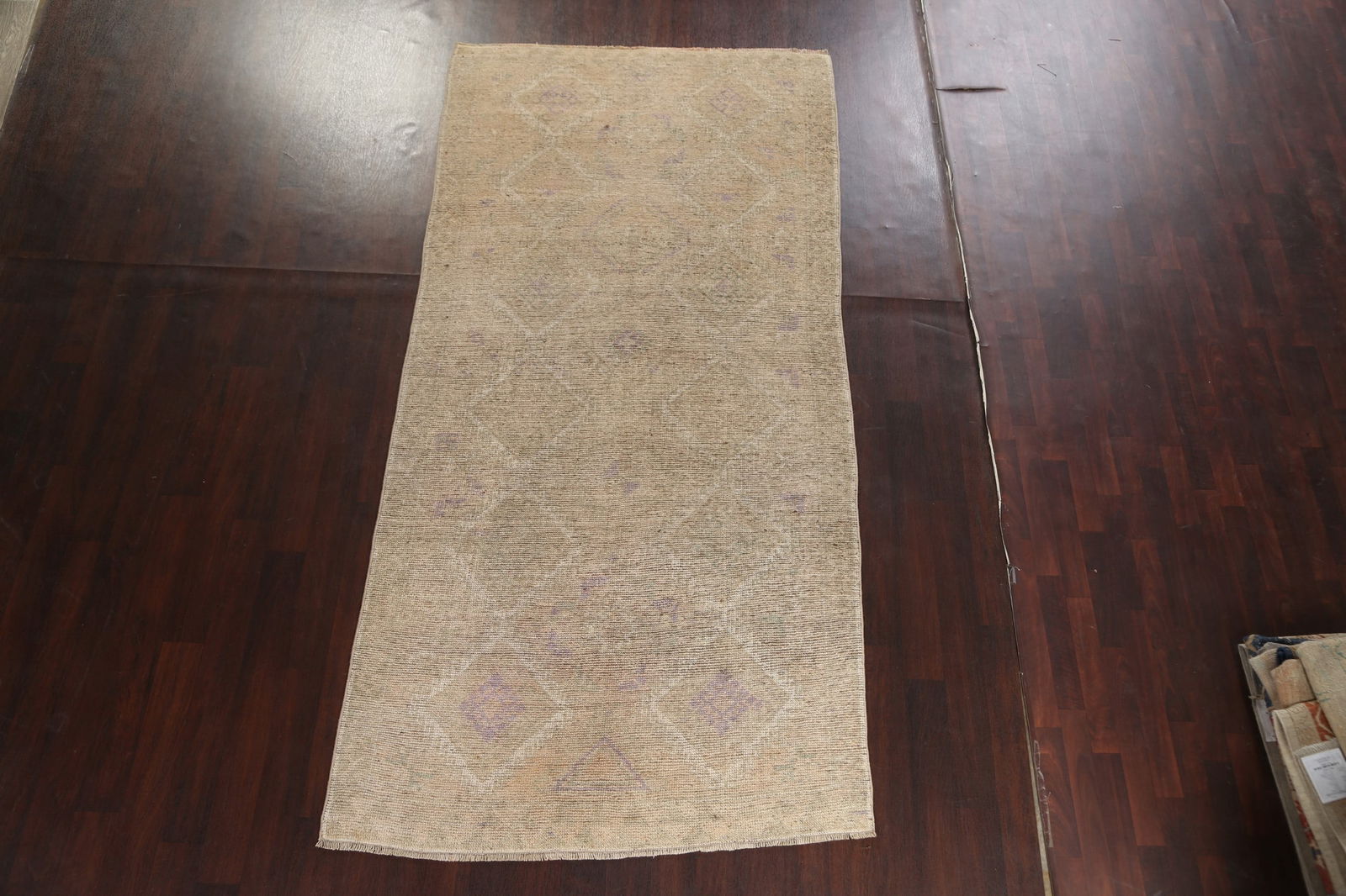 Antique Distressed Oushak Turkish Area Rug 5x11 - 14