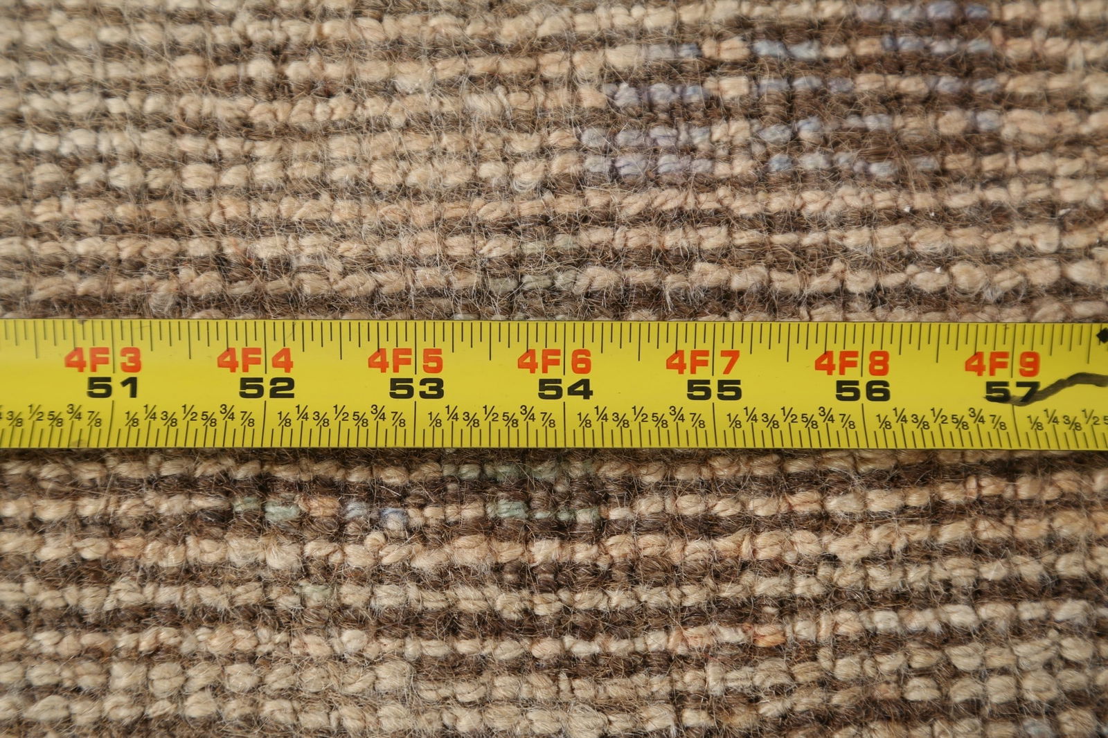 Antique Distressed Oushak Turkish Area Rug 5x11 - 19