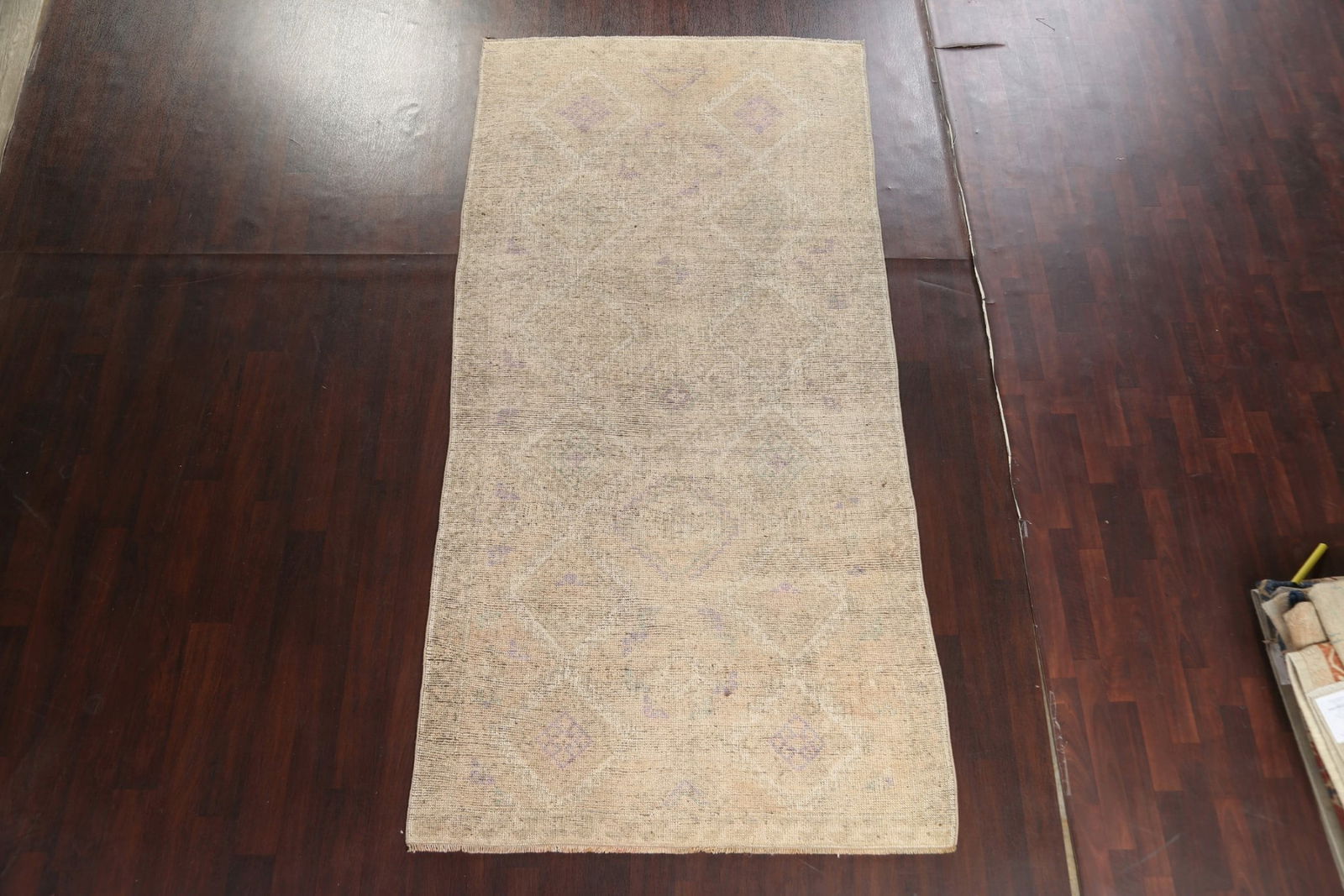 Antique Distressed Oushak Turkish Area Rug 5x11 - 3