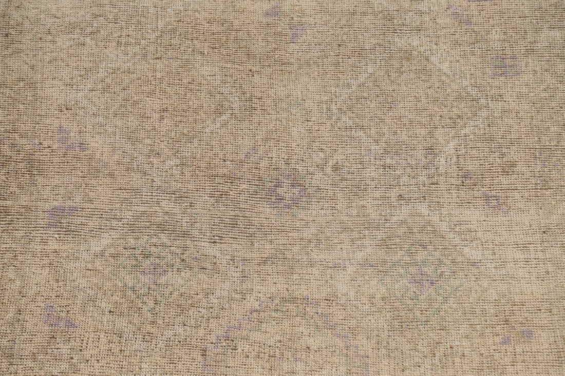 Antique Distressed Oushak Turkish Area Rug 5x11 - 5