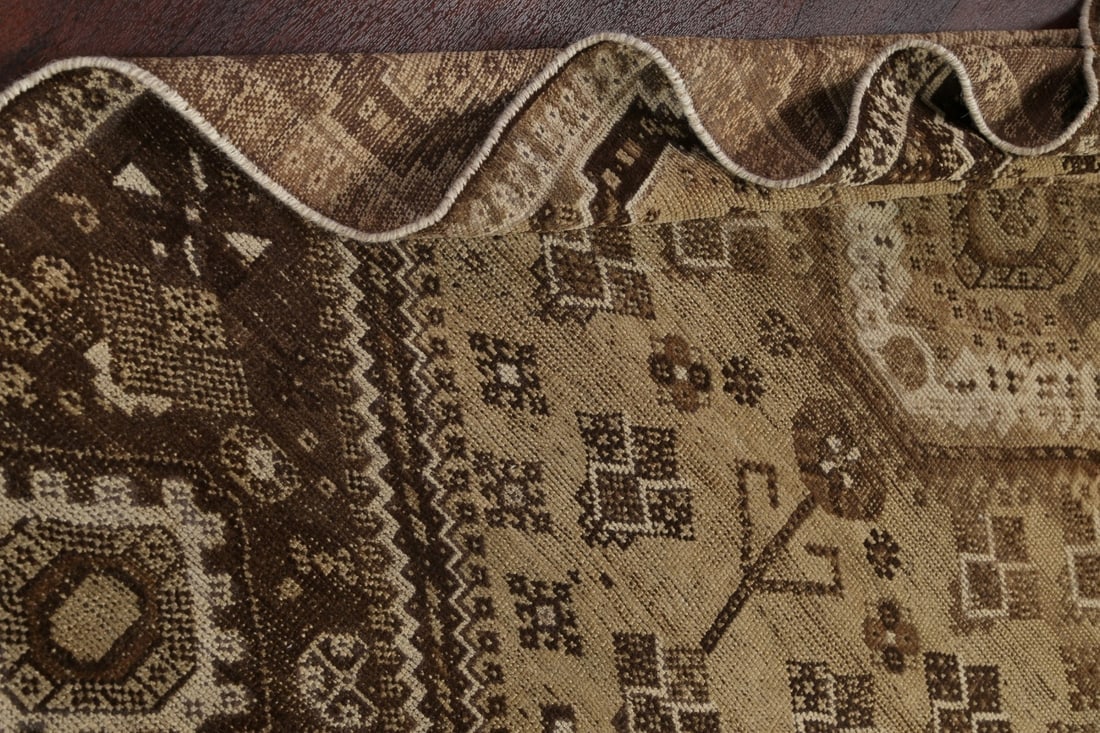 Antique Tribal Shiraz Persian Area Rug 5x7 - 15