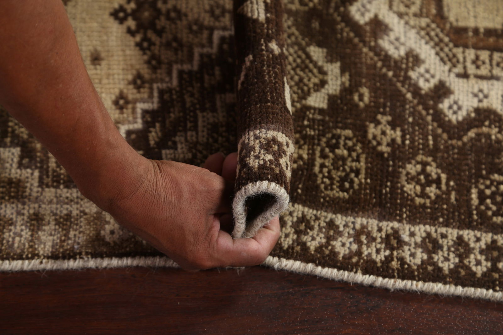 Antique Tribal Shiraz Persian Area Rug 5x7 - 16