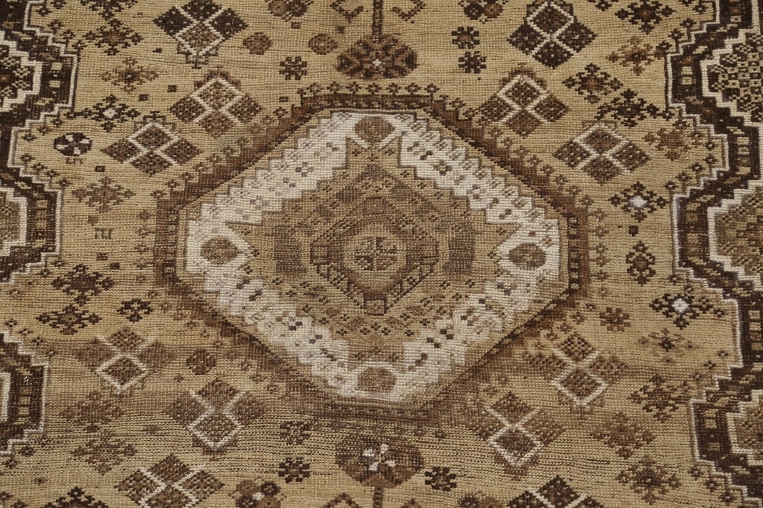 Antique Tribal Shiraz Persian Area Rug 5x7 - 5