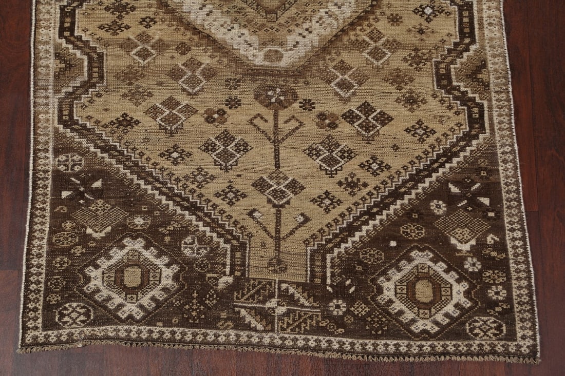 Antique Tribal Shiraz Persian Area Rug 5x7 - 6